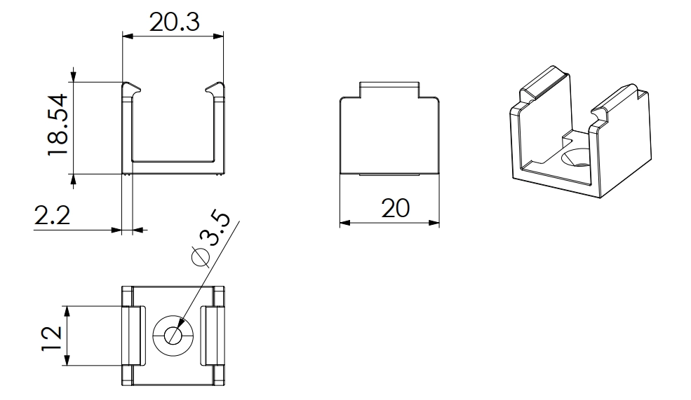 1 型，PC 夾